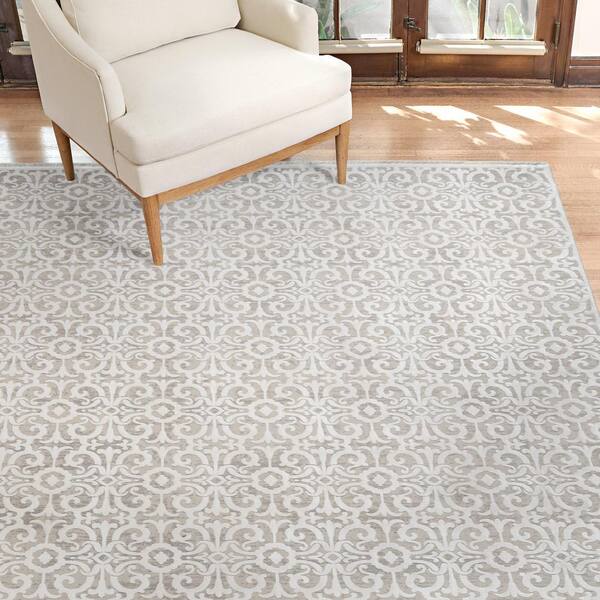 Spiker Ivory 10x13 Area Rug, Home Accents - Rugs