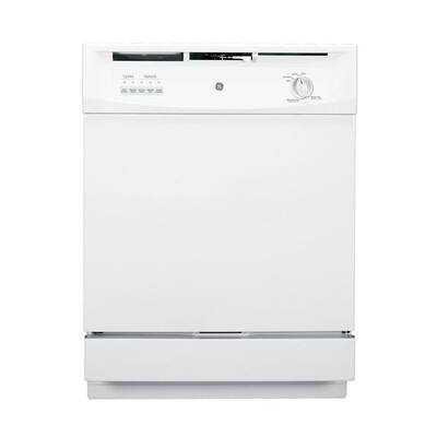 24 in. White Front Control Smart Dishwasher 120-Volt with 62 dBA