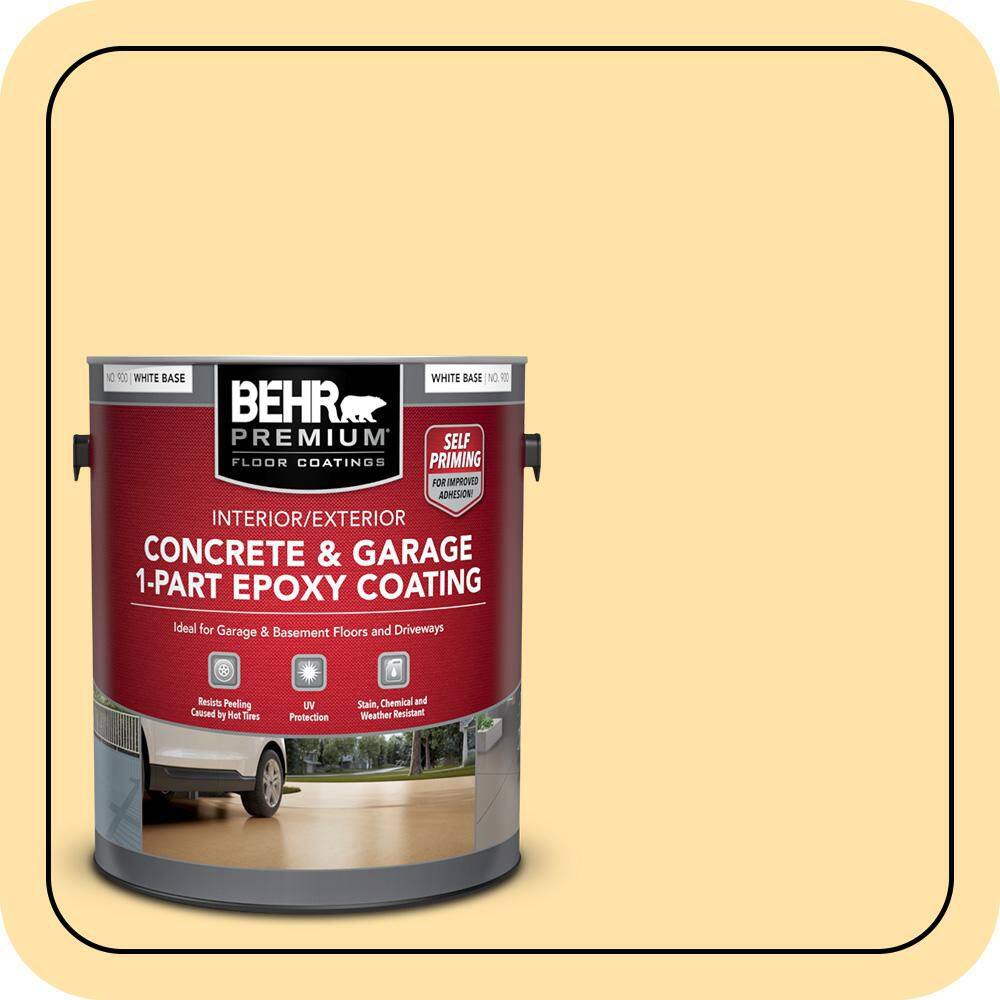 1 gal. #P270-3 Sunflower Seed Self-Priming 1-Part Epoxy Satin Interior/Exterior Concrete and Garage Floor Paint price history on PriceWatchPro