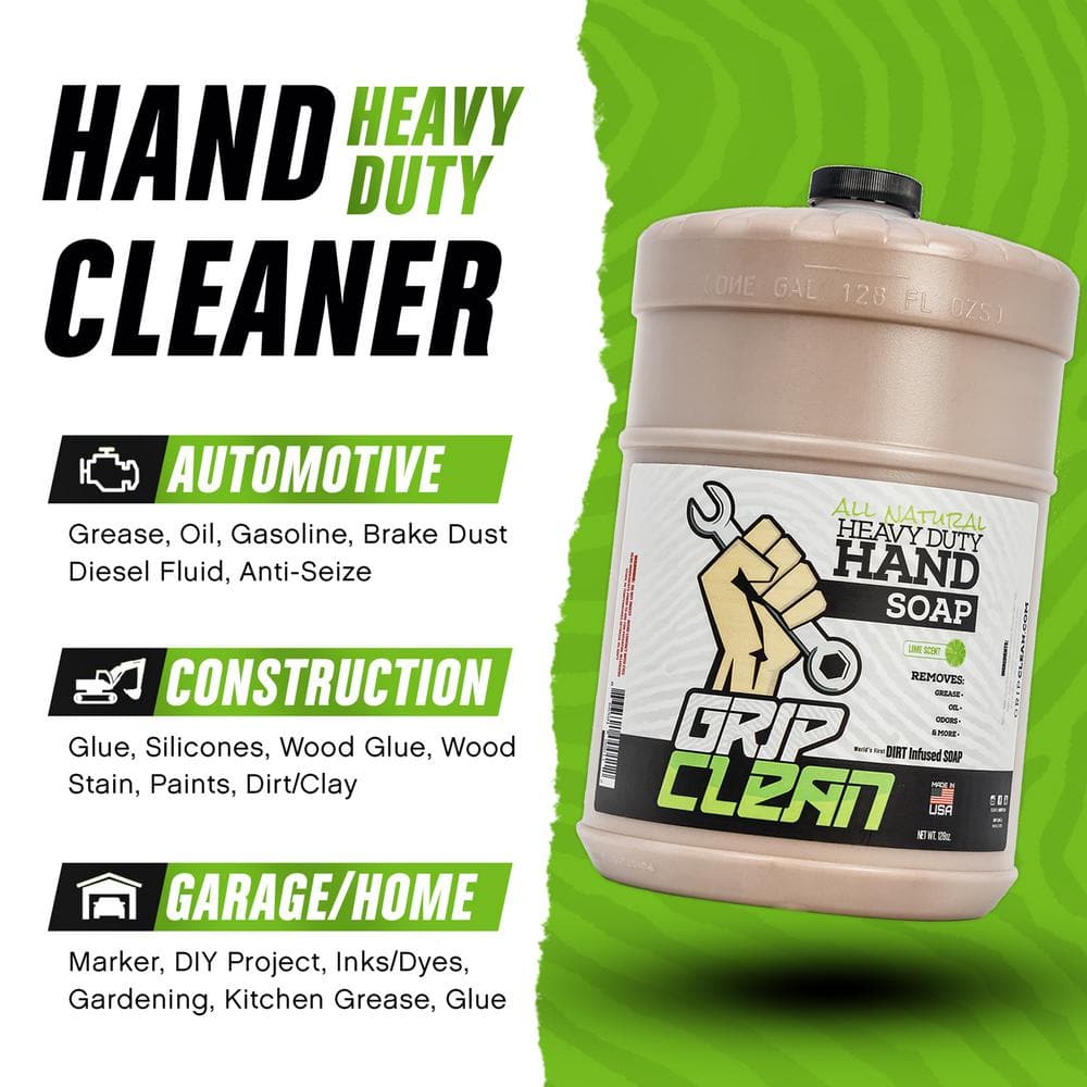 Heavy Duty Wall-Mounted Soap Dispenser Kit with Pumice Soap