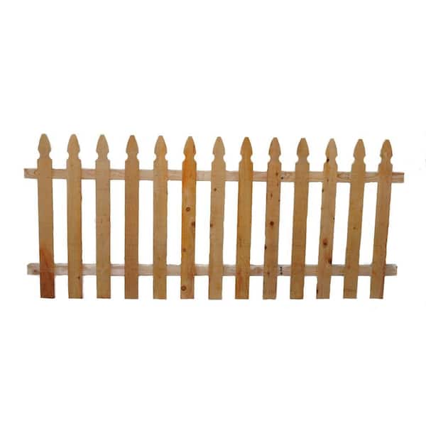 Unbranded Incense 3.5 ft. H x 96 ft. W Cedar French Gothic Fence Panel