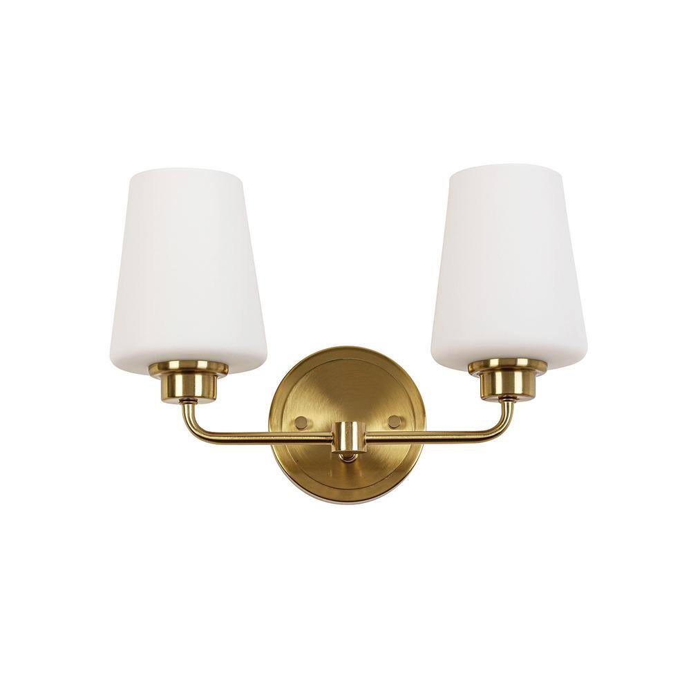 Fixture Width 4.7 in. Number of Lights 2 White Fixture Color/Finish Vanity