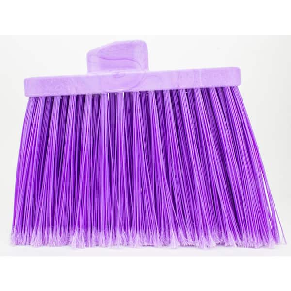 Unbranded Sparta 12 in. Purple Polypropylene Flagged Upright Broom Head (12-Pack)