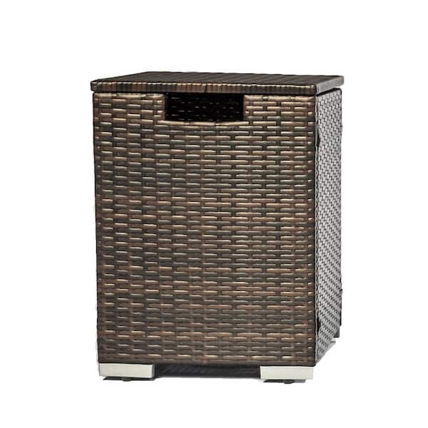 Rattan Propane Tank Cover Gas Bottle Cover Outdoor Wicker Gas Cylinder Cover Grill Cover