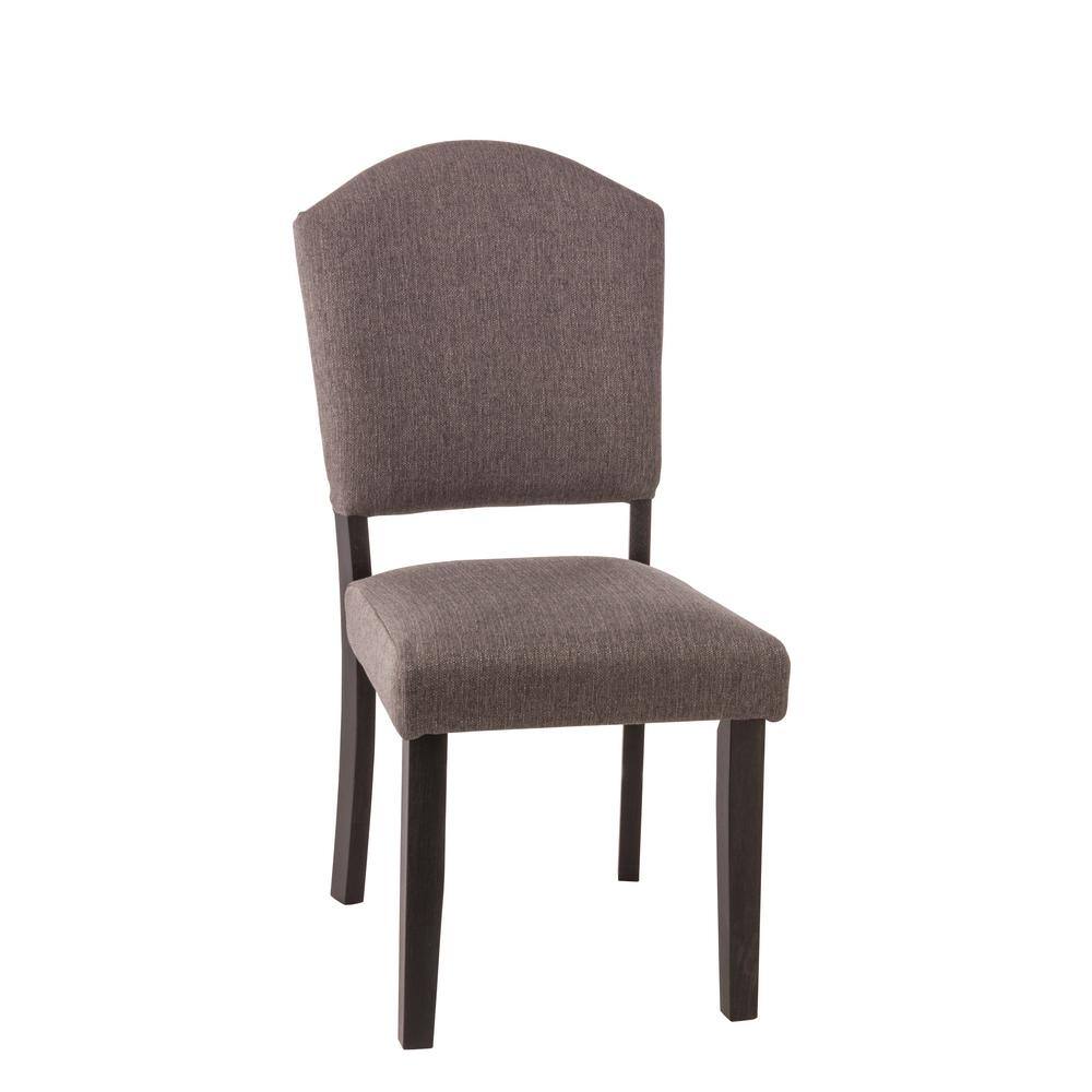 Clarion Black Upholstered Parsons Side Chair Set