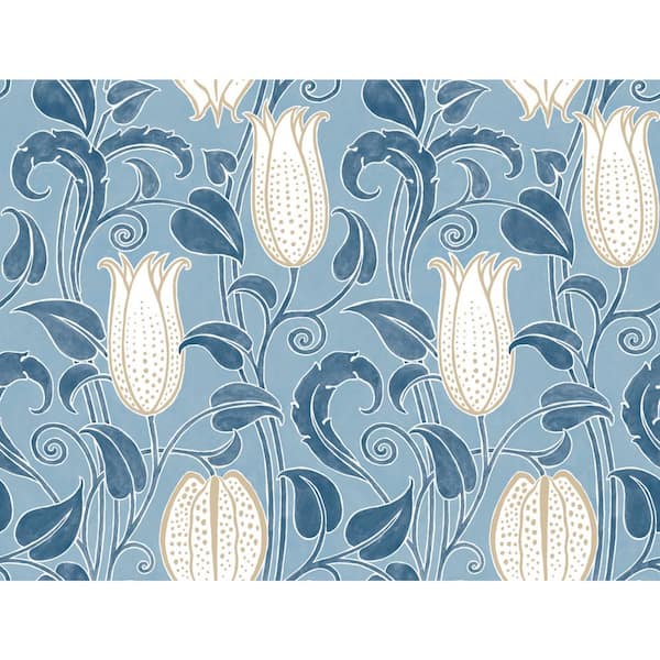 York Wallcoverings Canterbury Bells Unpasted Wallpaper (Covers 60.75 sq. ft.)