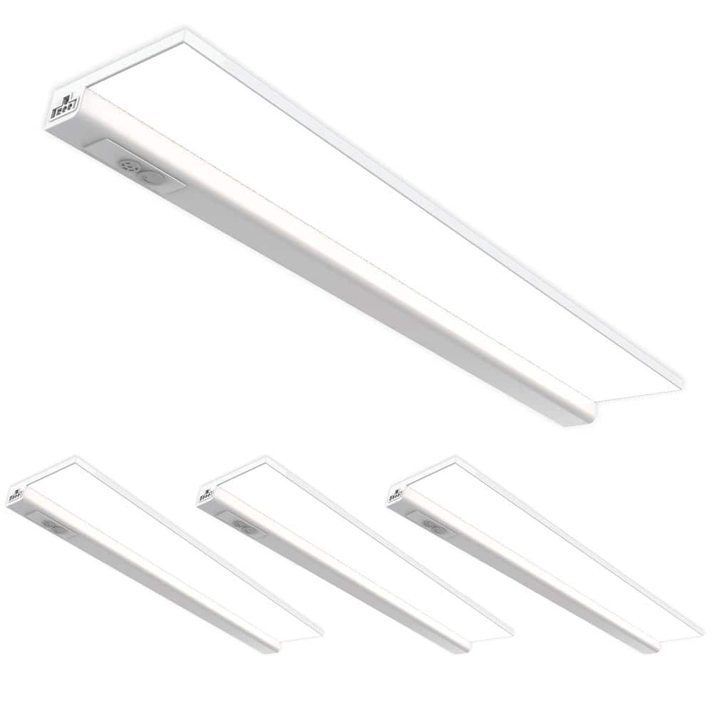 20.5 in. (Fits 24 in.) Hardwired White Color Changing Onesync Integrated LED Linkable Under Cabinet Light (4-Pack) -  Feit Electric, UCL24FP5CCTG3/4