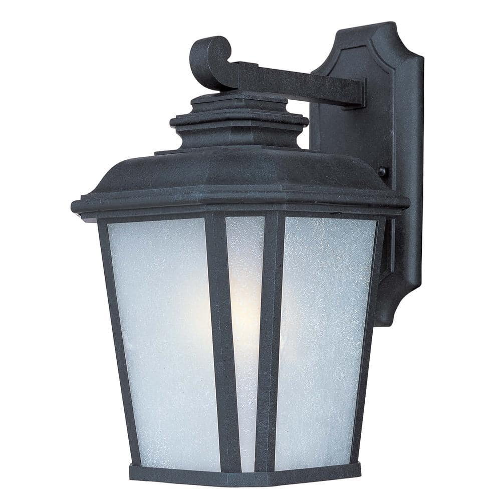 UPC 783209112704 product image for Radcliffe 9 in. W 1-Light Black Oxide Outdoor Wall Lantern Sconce | upcitemdb.com