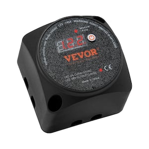 12-Volt 140 Amp Manual and Auto Modes VSR Voltage Sensitive Relay Space LCD Screen Smart Battery Isolator for ATV UTV RV