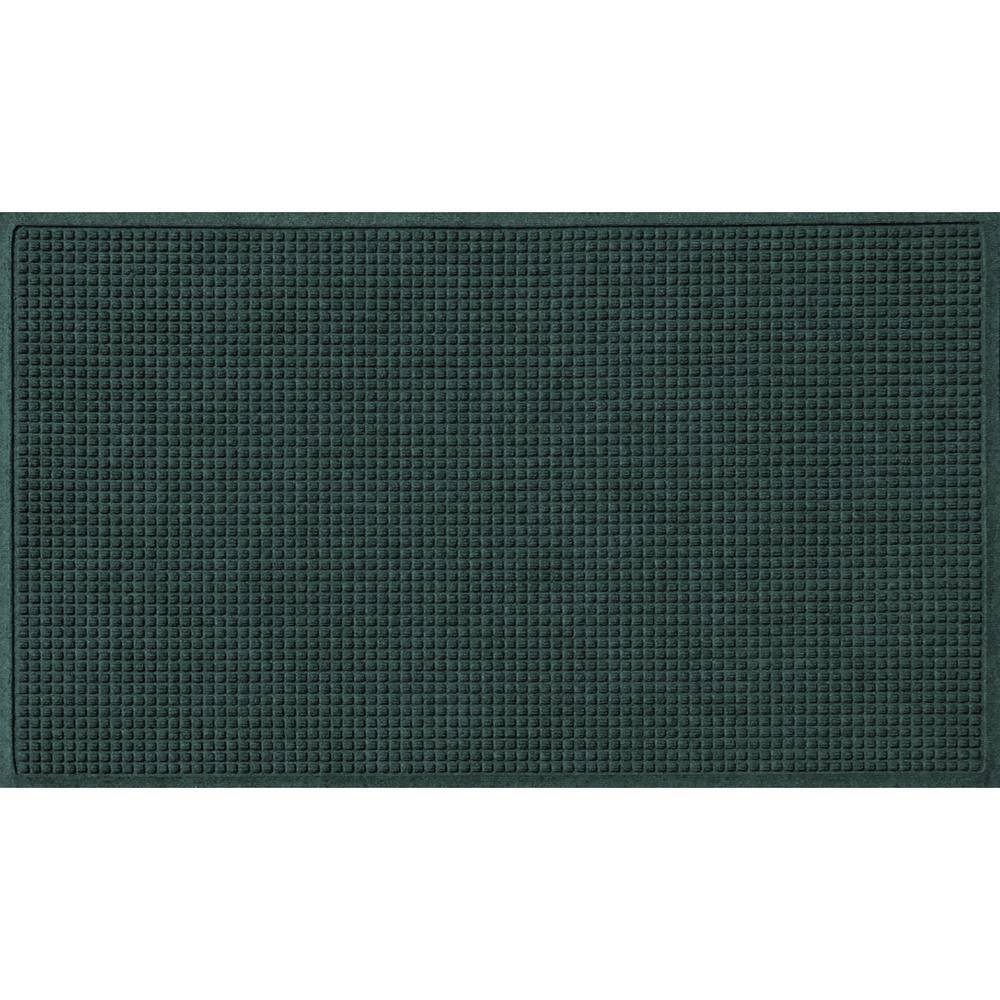 Waterhog Squares 35 in. x 59 in. PET Polyester Indoor Outdoor Door Mat Evergreen price history on PriceWatchPro