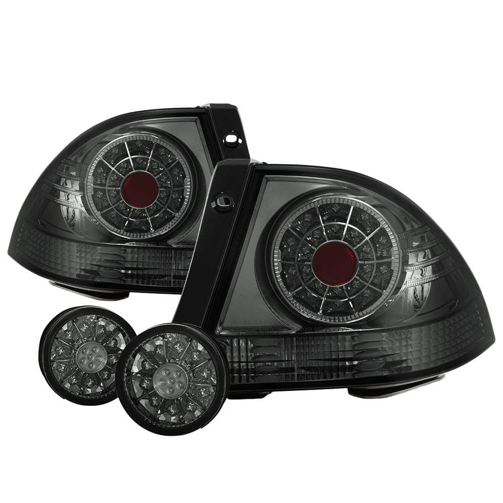 Spyder Auto Lexus IS 300 01-03 ( With Inner Trunk Lights ) LED Tail Lights  - Smoke 5085054 - The Home Depot