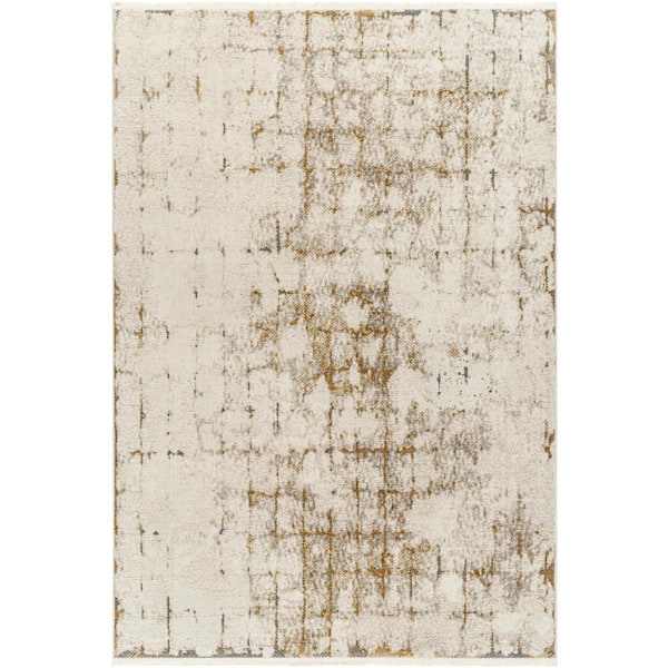 Artistic Weavers Perugia Cream/Camel 7 ft. x 9 ft. Abstract Indoor Area Rug