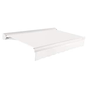 10 ft. Key West Right Motor Retractable Awning with Cassette (96 in. Projection) in Off White