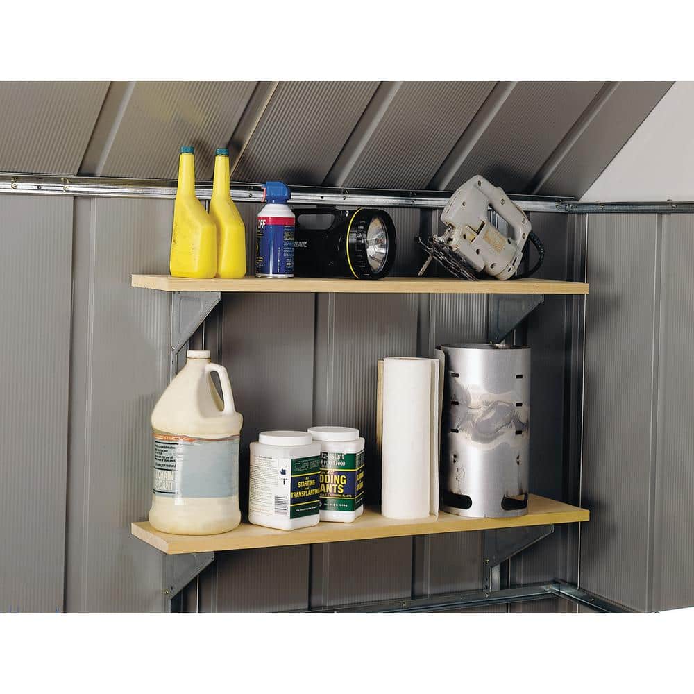 Arrow Heavy-Duty Galvanized Steel Shelf Bracket Kit, 8.41 x 35.81 in