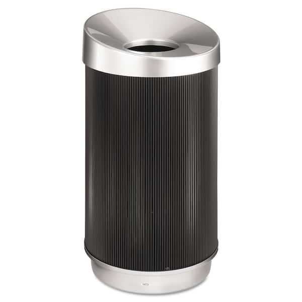 At-Your-Disposal Vertex Receptacle, 38 gal, Polyethylene, Black At-Your-Disposal Vertex Receptacle, 38 gal, Polyethylene, Black
