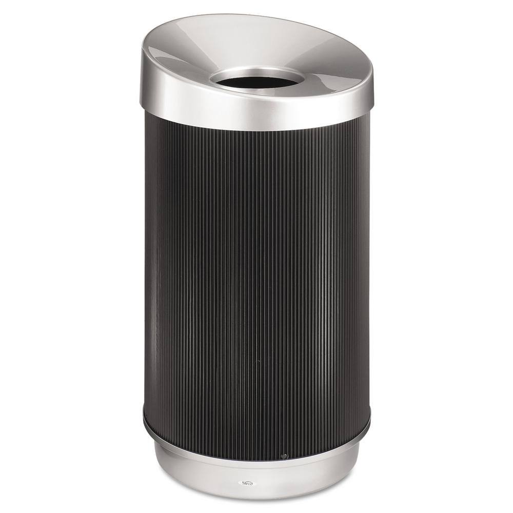 38 Gal. At-Your-Disposal Round Black Polyethylene Vertex Receptacle Outdoor Trash Can price history on PriceWatchPro