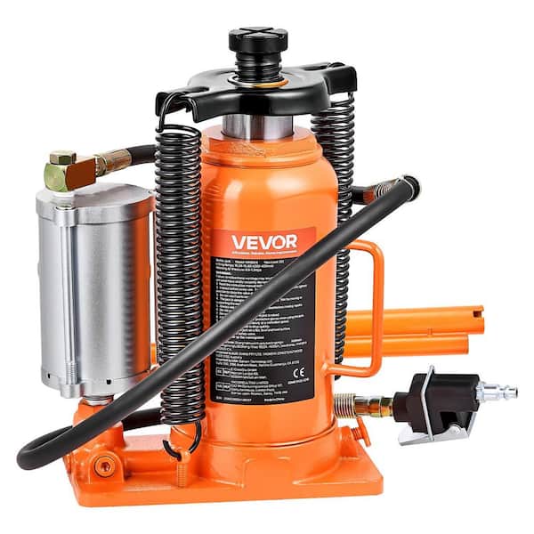 VEVOR Air Hydraulic Bottle Jack, 20 Ton (44092 lbs. ) Capacity