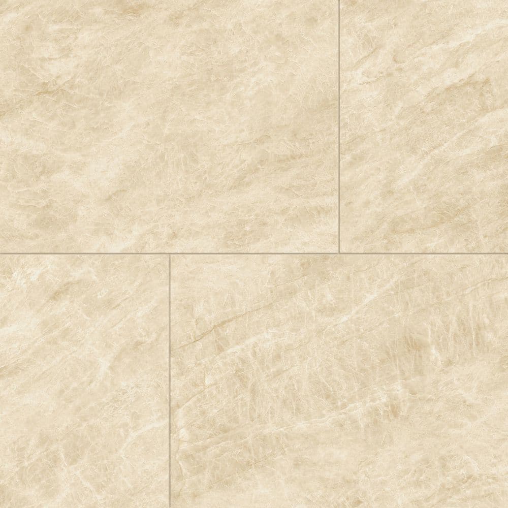 Taj Mahal Champagne Silk 24 in. x 48 in. Marble Look Porcelain Floor and Wall Tile (15.50 sq. ft./Case) price history on PriceWatchPro
