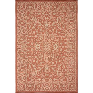 Outdoor Allover Terracotta 6' 0 x 9' 0 Area Rug