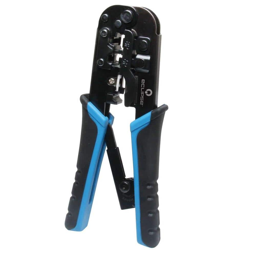 Eclipse Tools Ratcheted Modular Plug Crimper 902-360 - The Home Depot