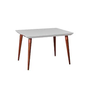 Utopia 47.24 in. White Gloss Rectangle Dining Table