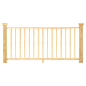 6 ft. Southern Yellow Pine Moulded Rail Kit with SE Balusters