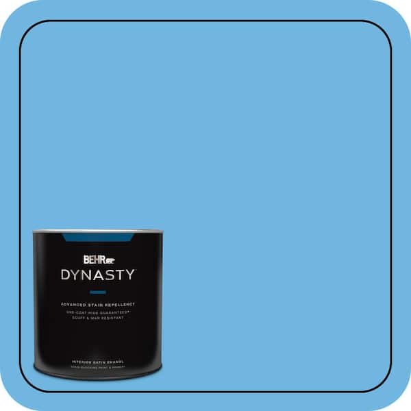 BEHR DYNASTY 1 qt. #P500-4 Life Force Satin Enamel Interior Stain-Blocking Paint & Primer