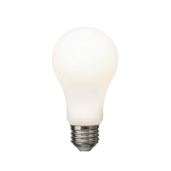 11-Watt Equivalent A19 Shape E26 Base Dimmable Frosted LED Light Bulb 3000K Warm White (1-Pack)