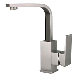 Claremont Single-Handle Single Hole Bathroom Faucet with Push Pop-Up in Brushed Nickel