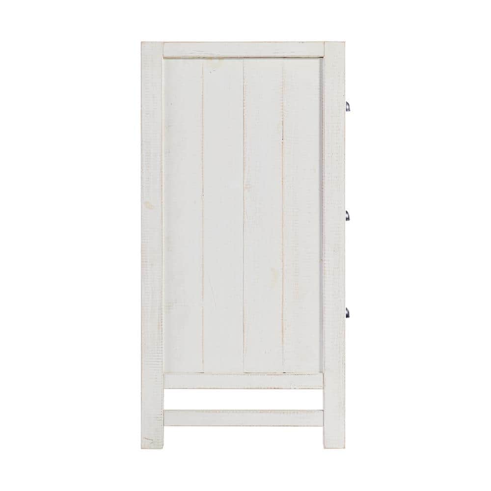 Driftwood White Pine 6-Drawer Double Nursery Dresser