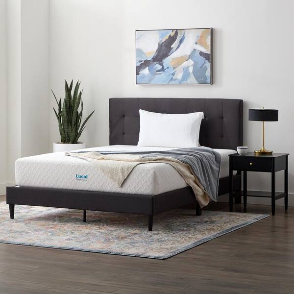 Lucid Comfort Collection 10in Firm Gel, Twin Xl Bed Mattress Firm