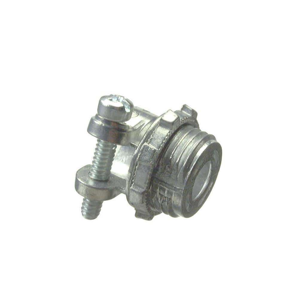Halex 3/4 in. Zinc Flex Squeeze Connecter with Insulated Throat
