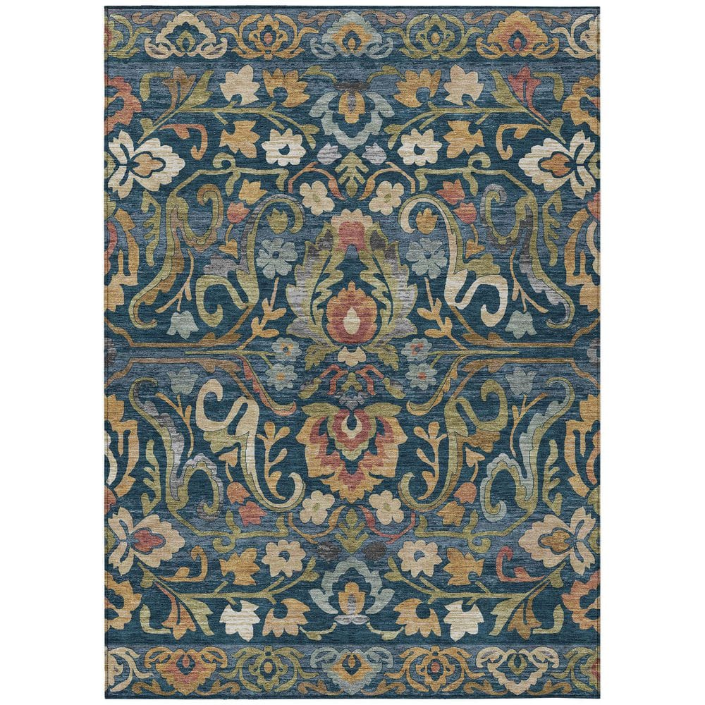Chantille Machine Washable Indoor/Outdoor Abstract ACN2193 Navy 10 ft. x 14 ft. Area Rug price history on PriceWatchPro