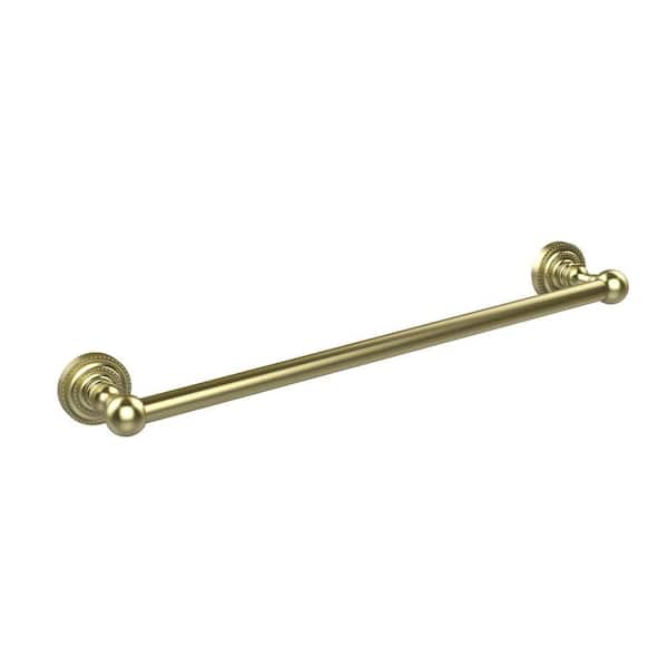Allied Brass Dottingham Collection 24 in. Towel Bar in Satin Brass