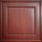 Stratford Faux Wood-Cherry Feather-Light 2 ft. x 2 ft. Lay-In Ceiling Tile (160 sq. ft. / case)