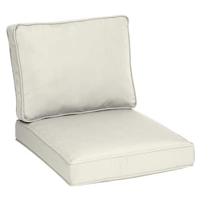 Outdoor Seat Cushion Dark Grey Chair Pad Chair Cushion Lotus Effect Garden 