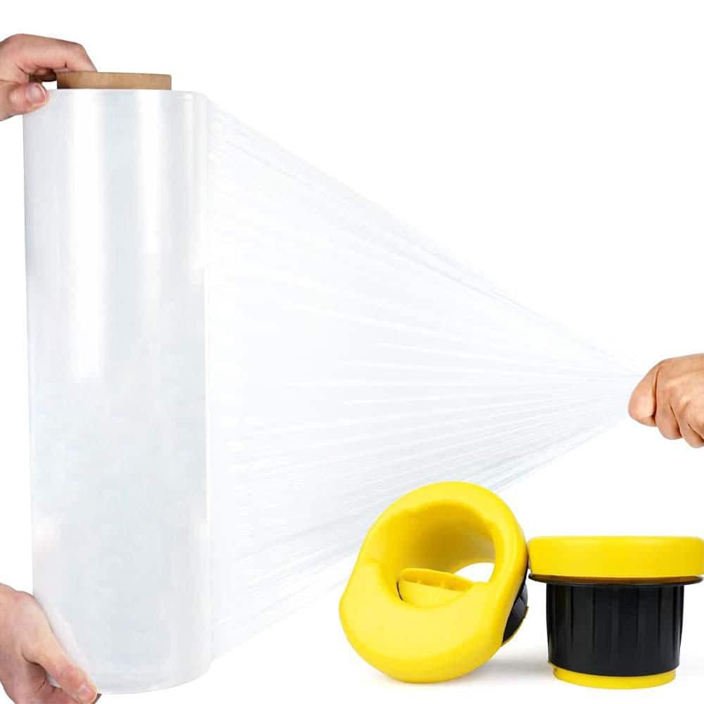 15 x 1500 ft. Heavy Duty Shrink Wrap Roll 60-Gauge Stretch Film with Handles for Pallet Furniture Moving Protection price history on PriceWatchPro