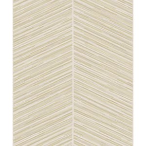 Herringbone Stripe Paper Strippable Roll (Covers 56 sq. ft.)