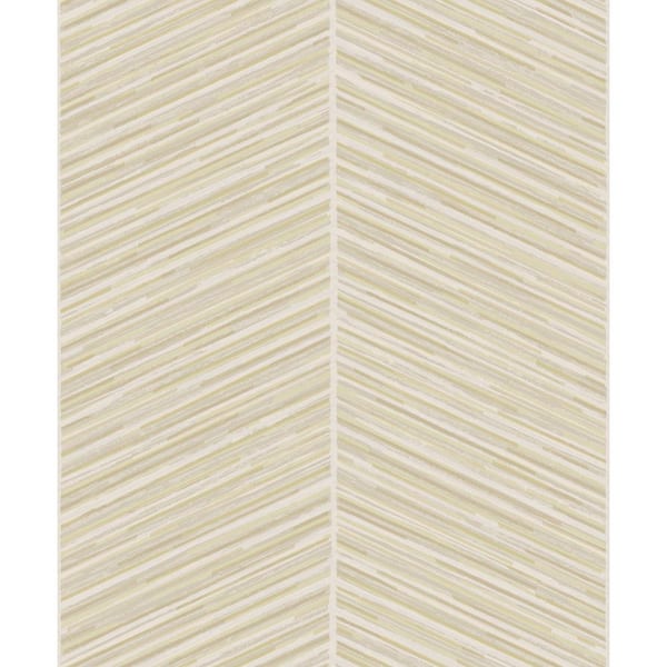 Seabrook Designs Herringbone Stripe Paper Strippable Roll (Covers 56 sq. ft.)