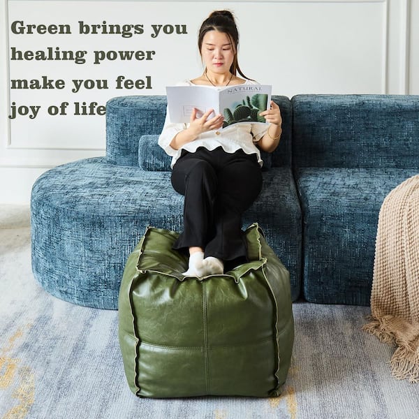 HAY POUF eucalyptus BIGクッション プフ グリーン Zio Garden Green Kids Pouf + Reviews | Crate & Kids