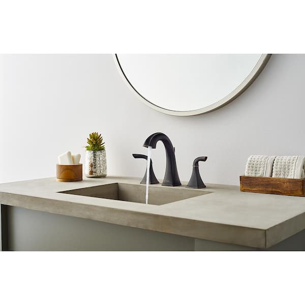 Bronson 8 . Widespread 2-Handle Bathroom Faucet Tuscan Bronze