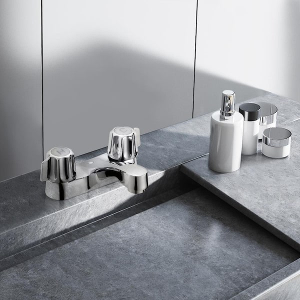4 in. Centerset Two Handle Bathroom Faucet - Gerber@ Compatible Stems
