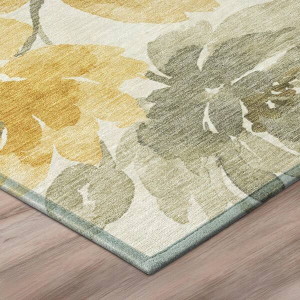 Chantille Machine Washable Indoor/Outdoor Abstract ACN3014 Cream 3 ft. x 4 ft. Area Rug