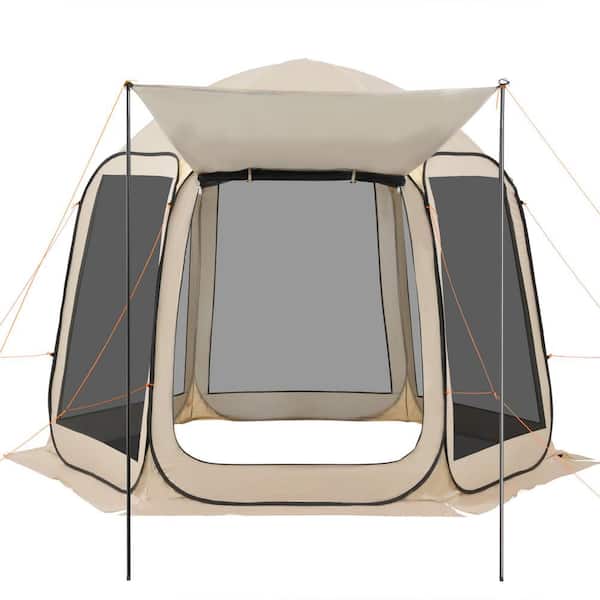 VEVOR Screen House Tent, 10 x 9.2 ft., 4-8 Person Pop Up Screen