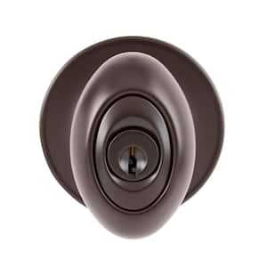 Carlyle Oil Rubbed Bronze Keyed Entry Door Knob