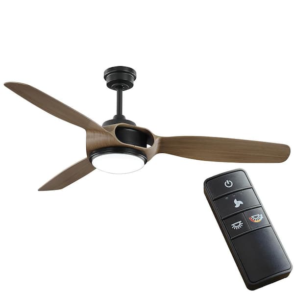 Integrated Led Matte Black Ceiling Fan, Black Ceiling Fans With Light Bunnings