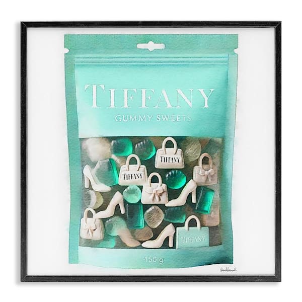 Stupell Industries Chic Fashion Sweets by Amanda Greenwood Black Framed Abstract Giclee Art Print 12 in. x 12 in.