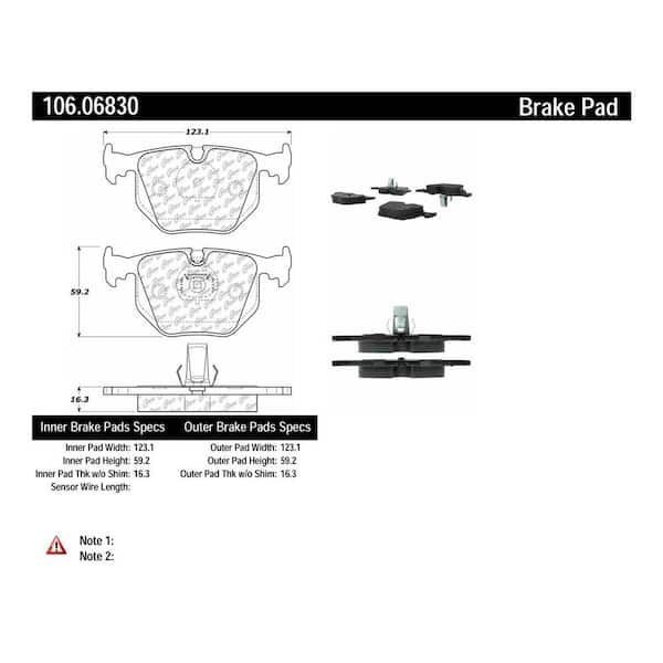 Centric Parts Disc Brake Pad Set