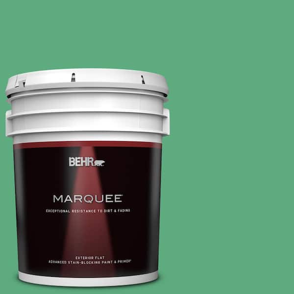 BEHR MARQUEE 5 gal. #T14-4 Edgewater Flat Exterior Paint & Primer