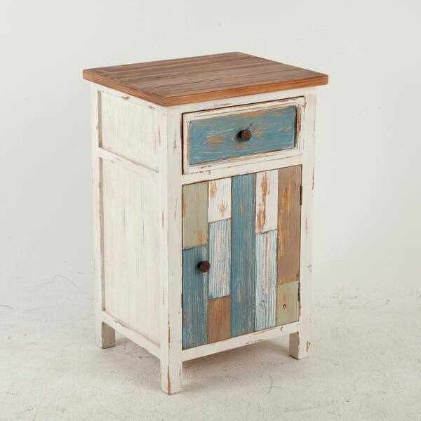 Luxenhome Rustic Multi Color Console Cabinet Wh164 The Home Depot Luxenhome Rustic Multi Color Console, Rustic Console Cabinet